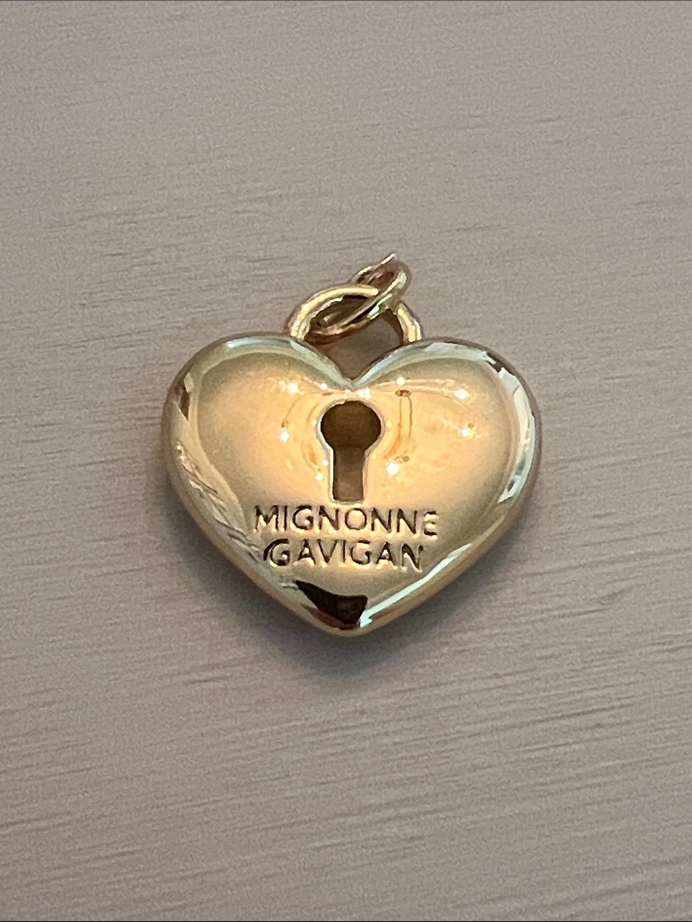 Mignonne Gavigan CeCe Gold Heart Lock Pendant